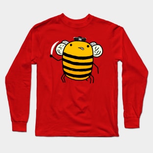 Captain Black Bee(ard) Long Sleeve T-Shirt